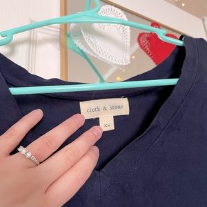 Cloth and Stone Navy Tee